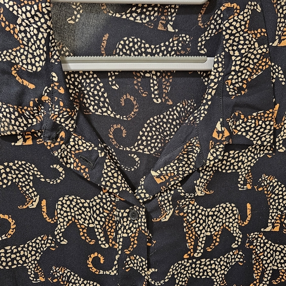 Sugarhill Shirt Dress Dessie With Leopard Spots Size 14 Excellent Condition - Picture 7 of 10